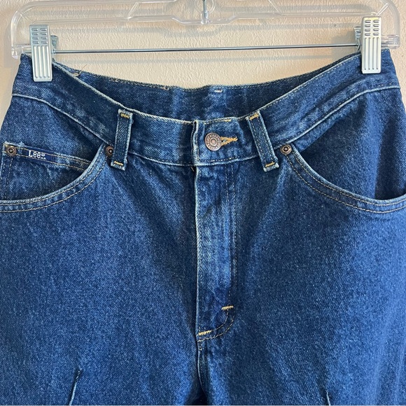 Vintage Lee Straight Leg Pintuck Jeans - Picture 2 of 15